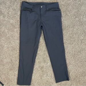 Lululemon ABC Pants Slim-Fit 5-Pocket Dark Gray Men’s Size 34